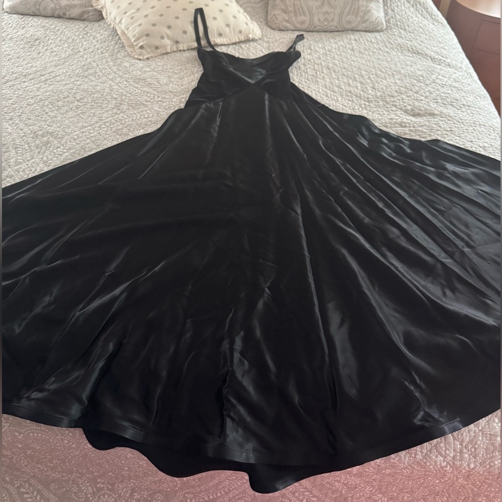 Tadashi Shoji Black Sleeveless Maxi Dress for Cocktail or Black Tie. Size 8 - Picture 6 of 6